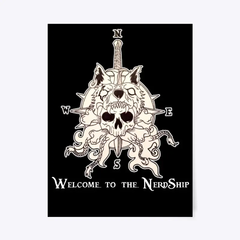 NerdShip Tapestry, Towel, Tote or Poster